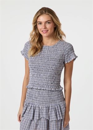 Aletta double check top Blue Neo Noir 